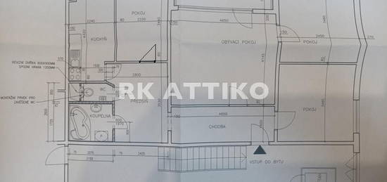 Byt 4+1, 89 m², Horníkova, Brno