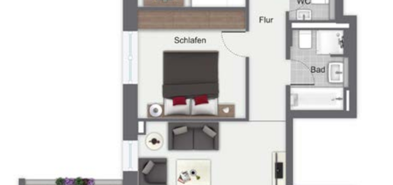 3-Zi-Wohnung in Korntal, 2022, EBK