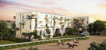 A VENDRE VUE SUR L'HIPPODROME F3 AVEC BALCON  DANS RESIDENCE NEU