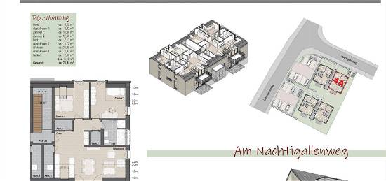 +++Neubauprojekt " Am Nachtigallenweg" - Hochwertige Komfortwohnungen mit perfekter Raumaufteilung in guter Lage nähe Marktplatz+++