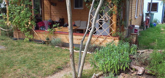 Holzhaus Bj. 21 / 22 auf Campingplatz bei Wilsche