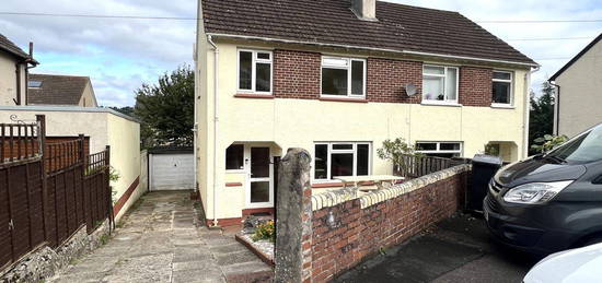 Semi-detached house to rent in Gothic Road, Newton Abbot, Devon TQ12