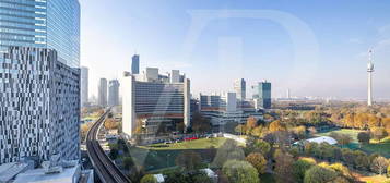 2 Zimmerwohnung bei der Uno-City mit Fernblick