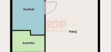 Kawalerka z oddzielną kuchnią przy przystanku