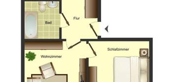 Demnächst frei! 2-Zimmer-Wohnung in Unna Süd