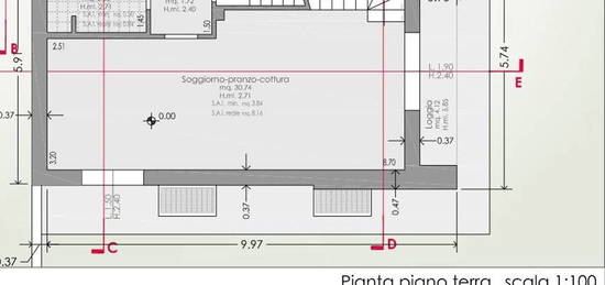 Casa indipendente in vendita a Viale Fabiani - Zona Stadio - Bassetto