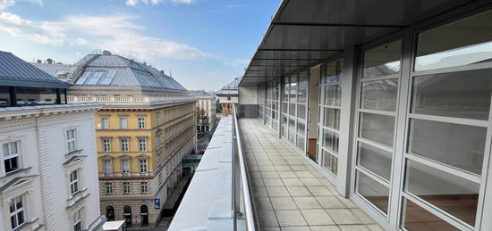 5-Zimmer-DG-Wohnung mit großer Terrasse in exklusiver Lage - unbefristet zu mieten in 1010 Wien