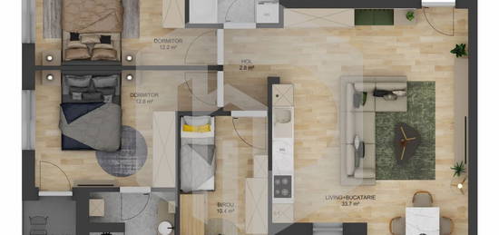 Apartament 4 Camere | La cheie | Doamna stanca | Etaj intermediar