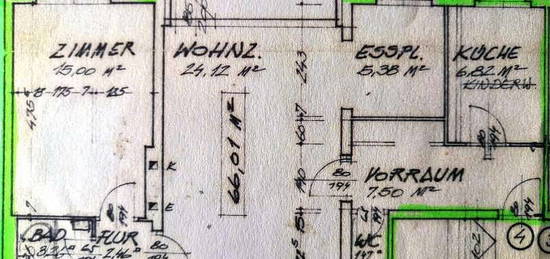 Schöne westseitige 2,5 Zimmer Wohnung mit Loggia am Liesinger Bach, Privatvermietung