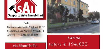 Appartamento all'asta via Montebello 37, Latina