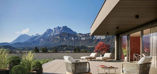 Idyllische 3-Zimmer Wohnung mit Blick auf den Wilden Kaiser