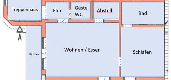 Hochwertige 2,5-Zimmer-Wohnung mit großzügigem Balkon in Armsheim