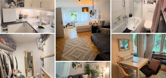 1,5 Zimmer Wohnung (möbliert) zur Untermiete in München-Solln