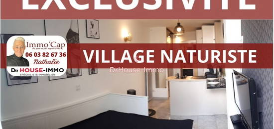 IMMO'CAP - AU VILLAGE NATURISTE - STUDIO DE 15,65m2 - PORT NATURE 3 - IDEALEMENT SITUE AU CENTRE DES ACTIVITES