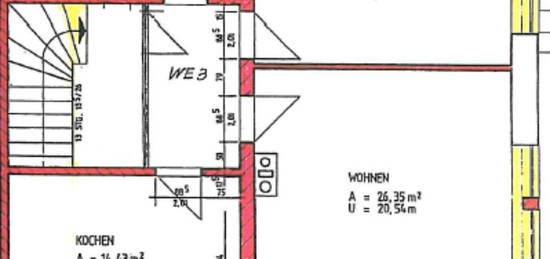 2-R-Wohnung in Berge mit Balkon