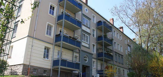 3-Raum-Erdgeschosswohnung mit Balkon