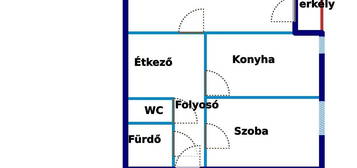 Szolnok kiadó panellakás 2 szobás: 125 ezer Ft