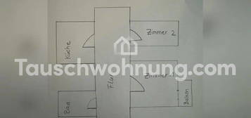 [TAUSCHWOHNUNG] Tausche 2-Zimmer gegen 3,5-4 Zimmer