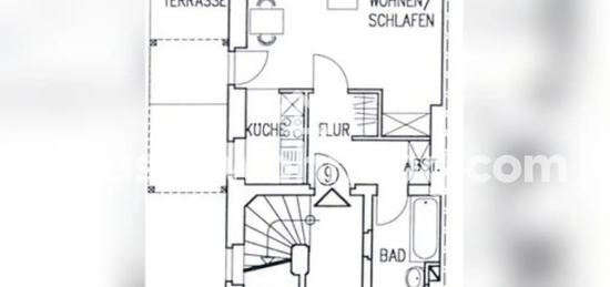 Tauschwohnung: Schöne Einraumwohnung mit Terrasse im Hinterhaus Neustadt