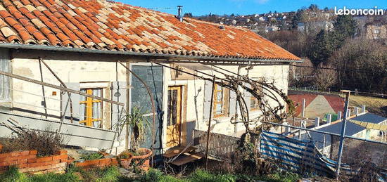 Maison tour de ville+jardin