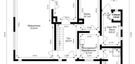 Haus mit WG Zimmern ca. 4,5 Km von der Northvolt Baustelle entfer