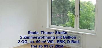 Stade, Thuner Straße, 2 Zimmerwohnung mit Balkon
