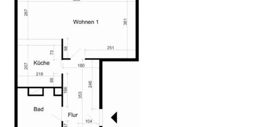 Attraktive 2-Zimmer-Wohnung mit Balkon in Sudenburg- Küchenübernahme erwünscht