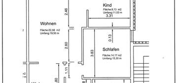 schöne neu sanierte 3 ZW in Kloster Zinna zu vermieten