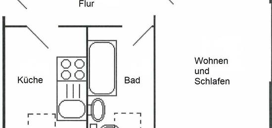 Schöne Dachgeschosswohnung in ruhiger Lage