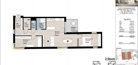 Anlegerwohnung | VINCENT | 3-Zimmer Neubauwohnung mit Balkon | Fertigstellung 2025