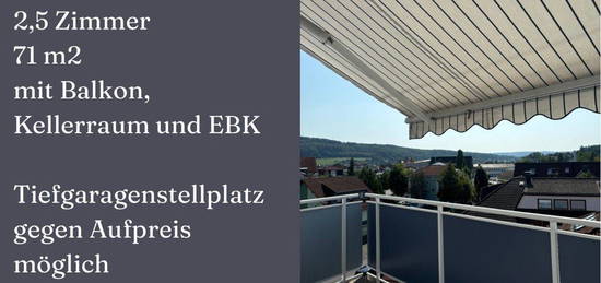 2,5-Zimmer-Wohnung mit Balkon in EBK in Schlüchtern-Innenstadt