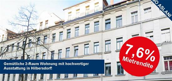 2-Raum Wohnung + 7,6% Rendite + hochwertiger Ausstattung in Hilbersdorf
