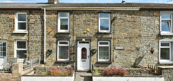 Terraced house for sale in Pond Row, Abercanaid, Merthyr Tydfil CF48