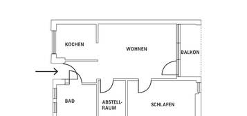 3-Zimmer-Wohnung in zentraler Lage von Ibbenbüren (WBS erforderli