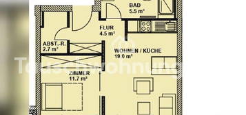 [TAUSCHWOHNUNG] 2 Zi. Neubau gut angebundene Wohnung