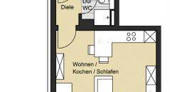 KAPITALANLAGE! 1-Zimmer Wohnung zu verkaufen ( WE 1 )