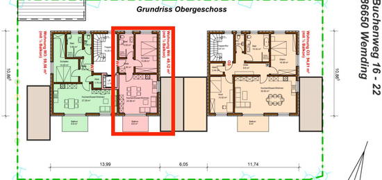 Ökologische Neubauwohnung mit Lift 1.OG in optimaler Lage von Wdg