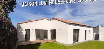 MAISON NEUVE LUMINEUSE SANS VIS A VIS 127m² 6P 3CH LIVRAISON IMMEDIATE