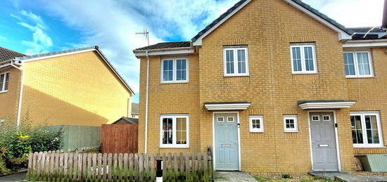 End terrace house for sale in Heol Bryncethin, Sarn, Bridgend, Bridgend County. CF32