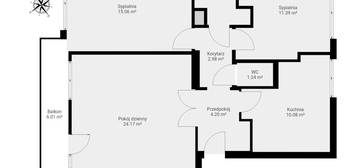 3-Pokoje w Łomiankach | Duży Balkon