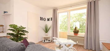 Moderne, möblierte 1-Zimmer-Wohnung mit Balkon und PKW-Stellplatz...