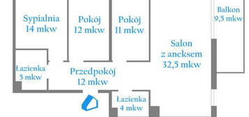 Mieszkanie na sprzedaż, 90 m² Czyżyny, Galicyjska