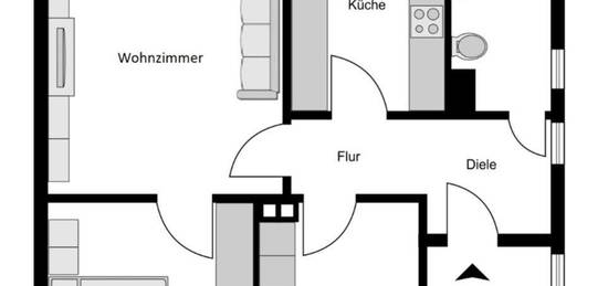 Renovierte 3,5 Zimmer-Wohnung mit großer Garage im Bochumer Osten