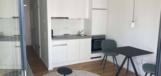 Verfügbar ab sofort! Stylisches Studio-Apartment (frisch renoviert!) mit Balkon und Vollausstattung!