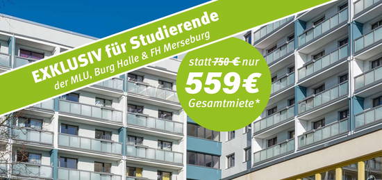 Exklusiv-Angebot für Studis der MLU, Burg oder FH Merseburg