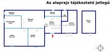 Eladó 73 nm-es ház Ráckeve