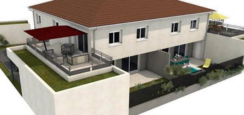 Andrézieux t3: 82m2 + terrasse 45m2