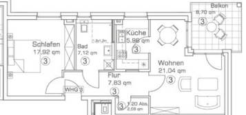 Wohnen mit Service: 2,5 Zimmer-Wohnung mit Balkon in Uhldingen-Mühlhofen