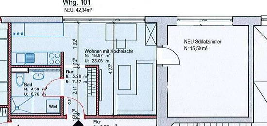 ruhiges Apartment in zentraler Lage von Stralsund