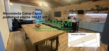 4 izbový rodinný dom Novostavba Cabaj - Čápor pozemok 1 070 m2 komplet IS ID 523-12-MIGa